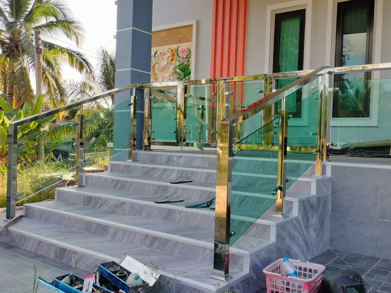 10 - https://งานสแตนเลสประตูรั้วสแตนเลสราคาถูก.com | งานสแตนเลสประตูรั้วสแตนเลสราคาถูก - ช่างเอ็กซ์ สแตนเลส จันทบุรี รับทำงานเหล็ก สแตนเลส ประตูม้วน ประตูรีโมท ประตูรั้วสแตนเลส ราวบันได ระเบียงกันตก กันสาด เมทัลชีท โพลี โครงหลังคาสแตนเลส